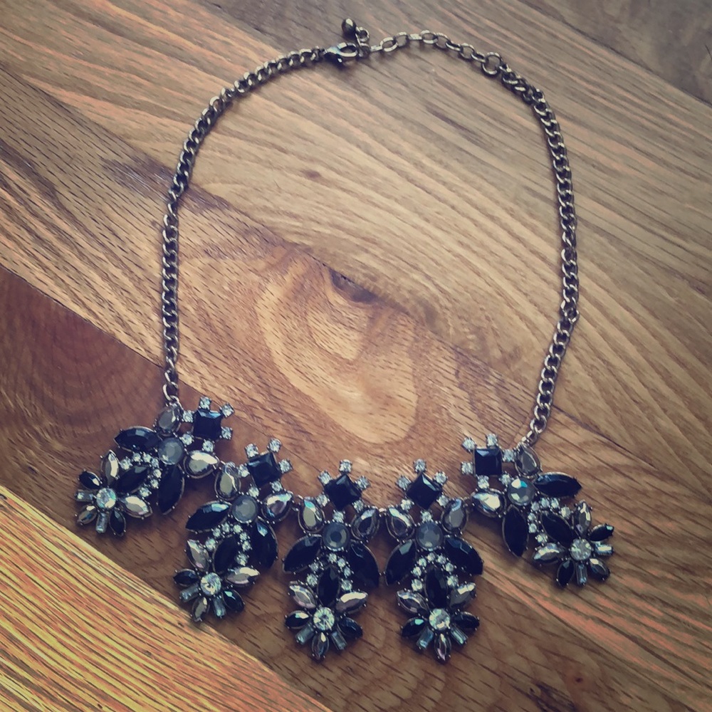 Black & Gold Statement Necklace